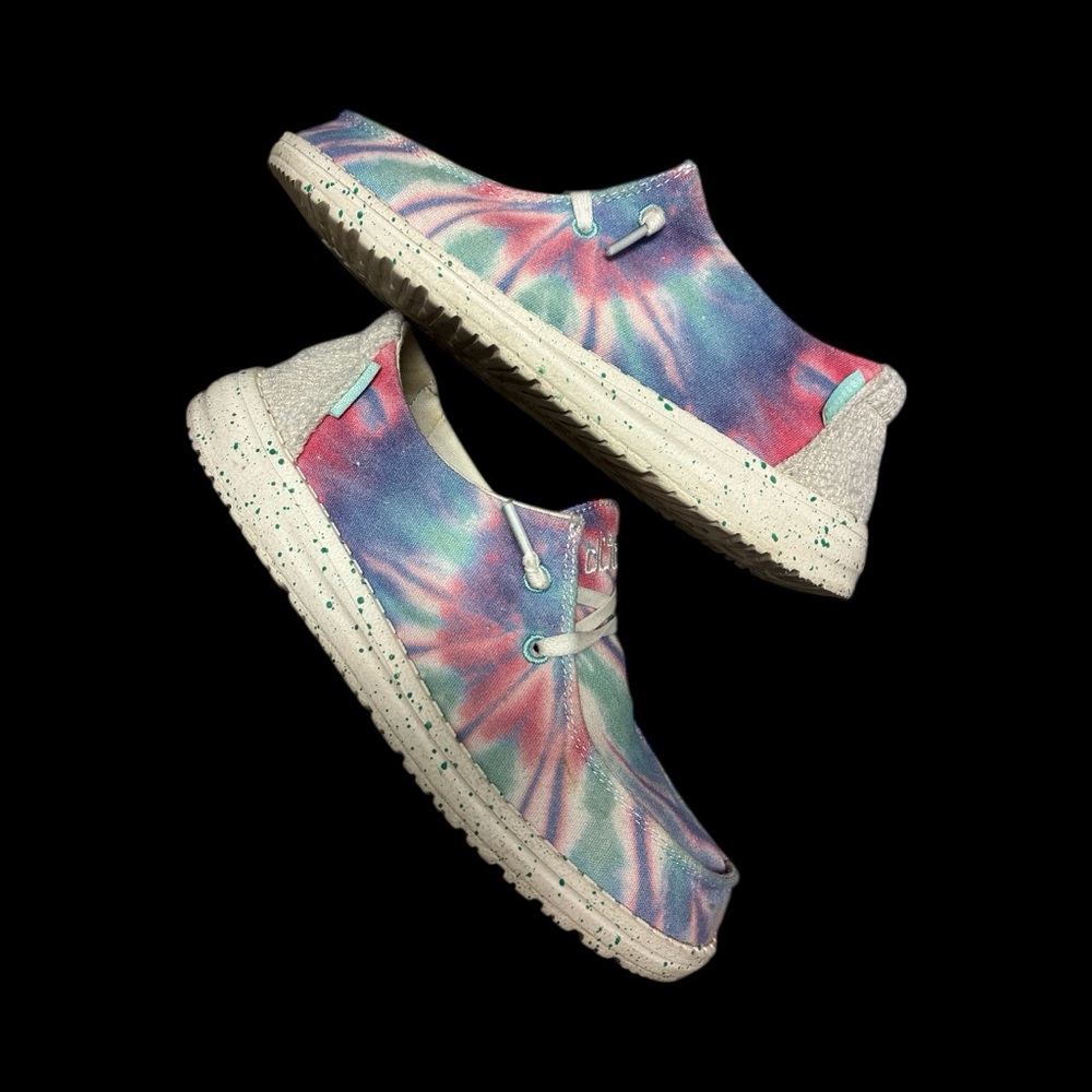 Colorful Tie-Dye Casual Shoes